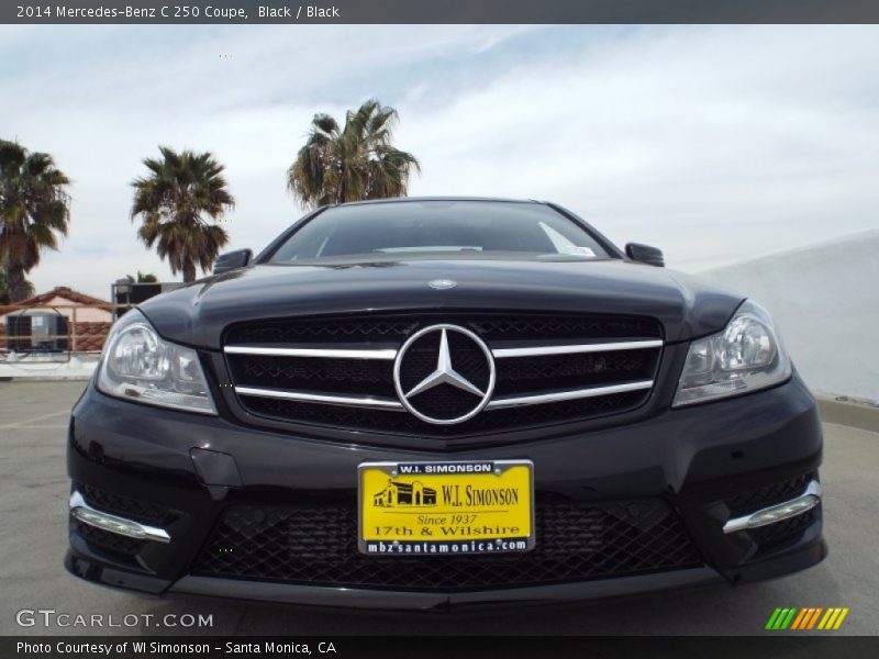 Black / Black 2014 Mercedes-Benz C 250 Coupe