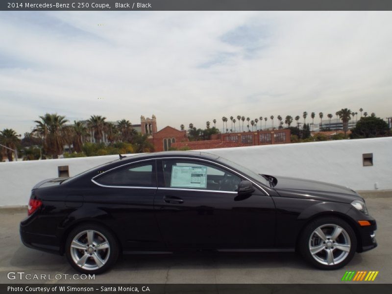 Black / Black 2014 Mercedes-Benz C 250 Coupe