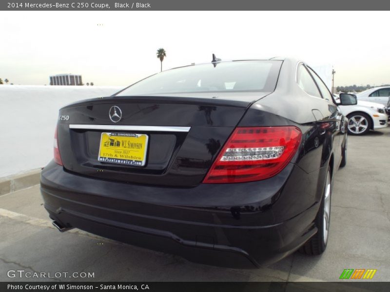 Black / Black 2014 Mercedes-Benz C 250 Coupe