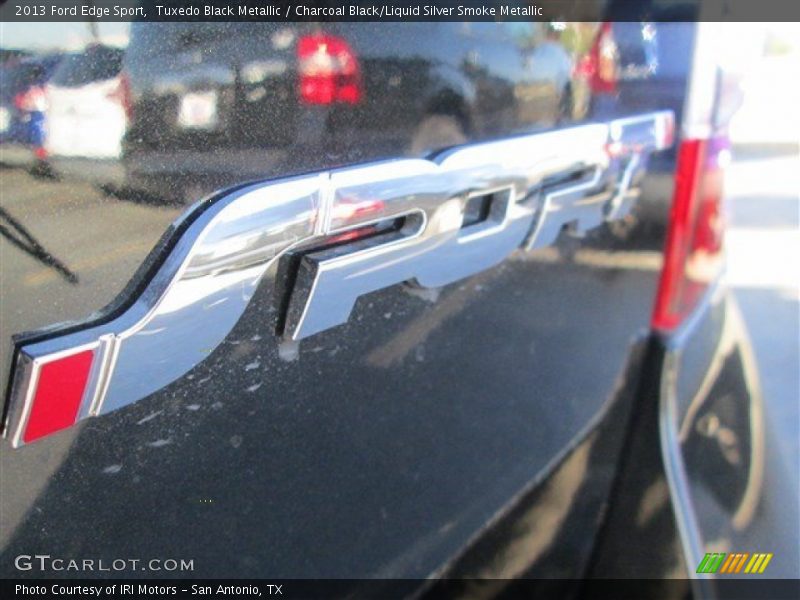 Tuxedo Black Metallic / Charcoal Black/Liquid Silver Smoke Metallic 2013 Ford Edge Sport