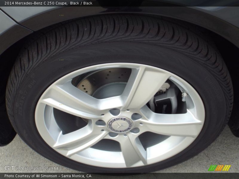 Black / Black 2014 Mercedes-Benz C 250 Coupe