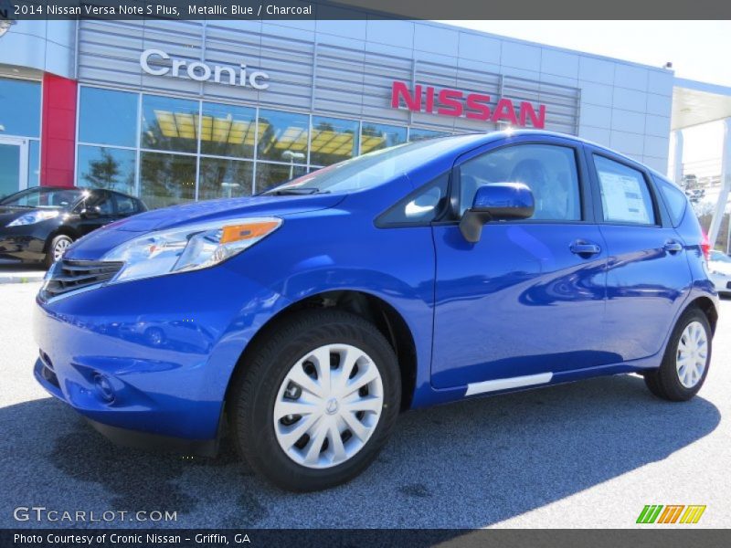 Metallic Blue / Charcoal 2014 Nissan Versa Note S Plus
