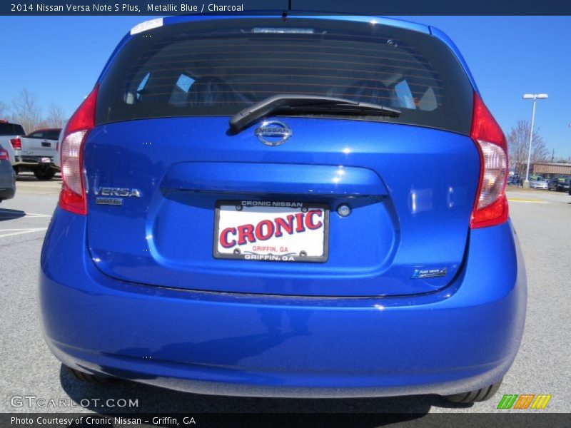 Metallic Blue / Charcoal 2014 Nissan Versa Note S Plus
