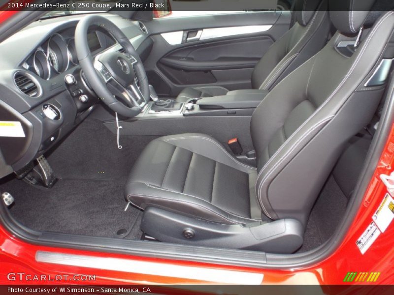 Mars Red / Black 2014 Mercedes-Benz C 250 Coupe