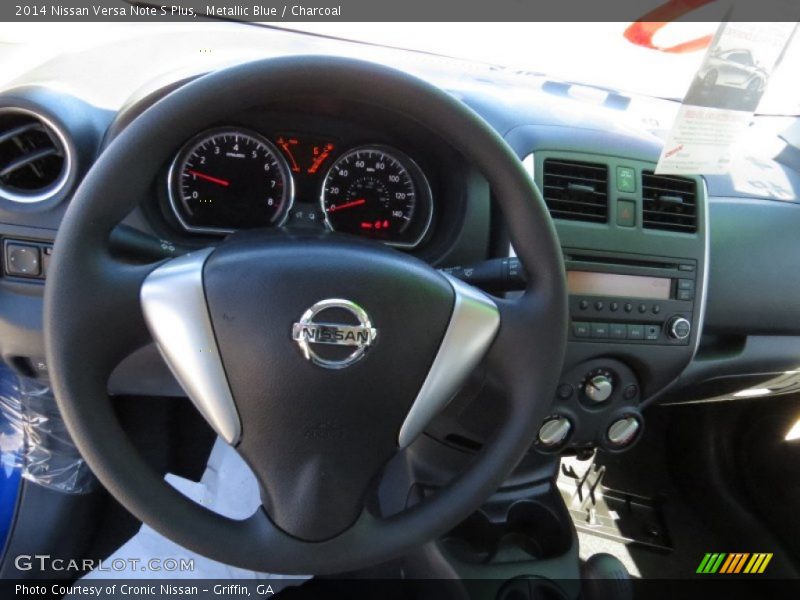 Metallic Blue / Charcoal 2014 Nissan Versa Note S Plus