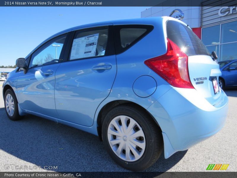 Morningsky Blue / Charcoal 2014 Nissan Versa Note SV
