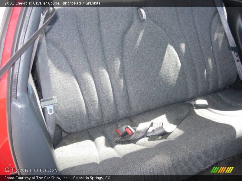 Bright Red / Graphite 2001 Chevrolet Cavalier Coupe