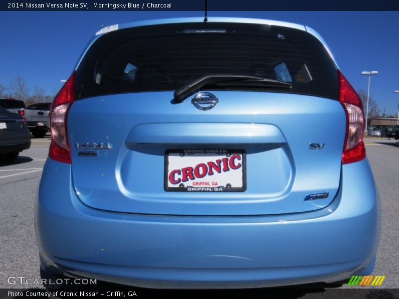 Morningsky Blue / Charcoal 2014 Nissan Versa Note SV
