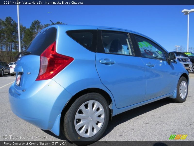 Morningsky Blue / Charcoal 2014 Nissan Versa Note SV