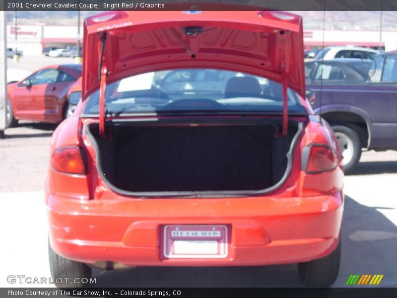 Bright Red / Graphite 2001 Chevrolet Cavalier Coupe