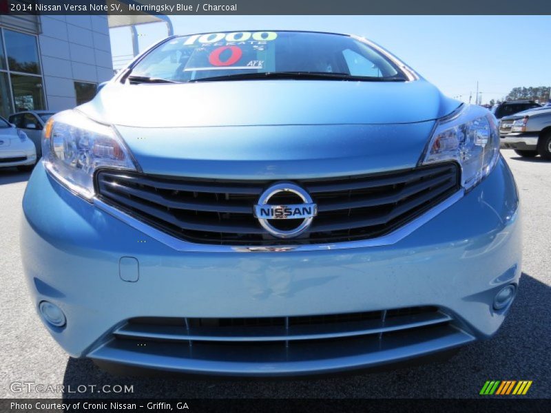 Morningsky Blue / Charcoal 2014 Nissan Versa Note SV