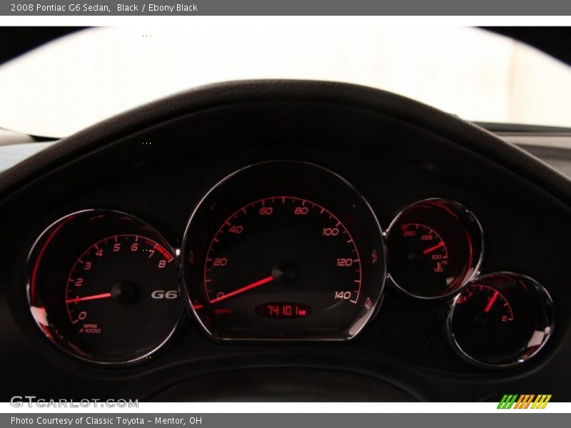 Black / Ebony Black 2008 Pontiac G6 Sedan