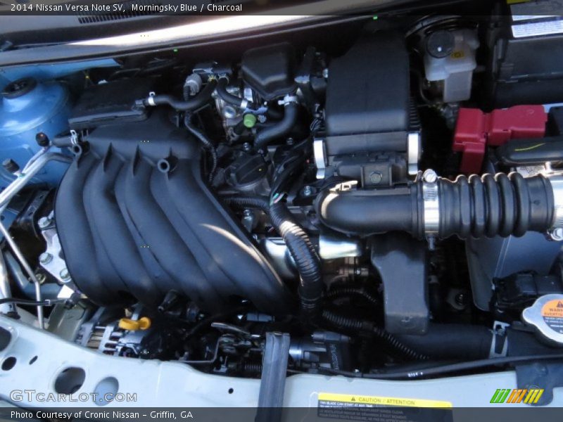 Morningsky Blue / Charcoal 2014 Nissan Versa Note SV