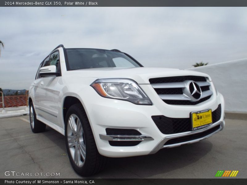 Polar White / Black 2014 Mercedes-Benz GLK 350