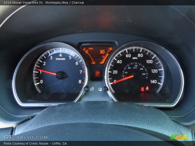 Morningsky Blue / Charcoal 2014 Nissan Versa Note SV