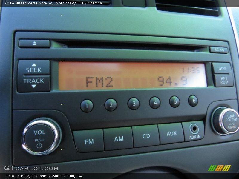 Morningsky Blue / Charcoal 2014 Nissan Versa Note SV