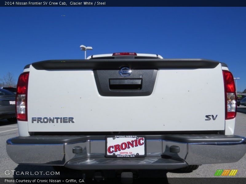 Glacier White / Steel 2014 Nissan Frontier SV Crew Cab