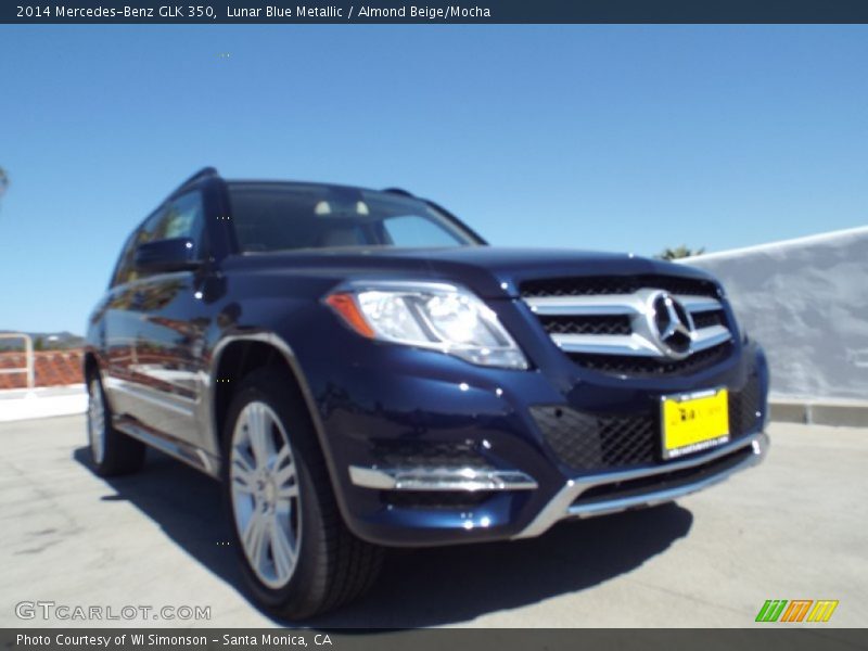 Lunar Blue Metallic / Almond Beige/Mocha 2014 Mercedes-Benz GLK 350