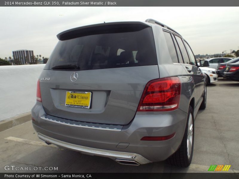 Palladium Silver Metallic / Black 2014 Mercedes-Benz GLK 350