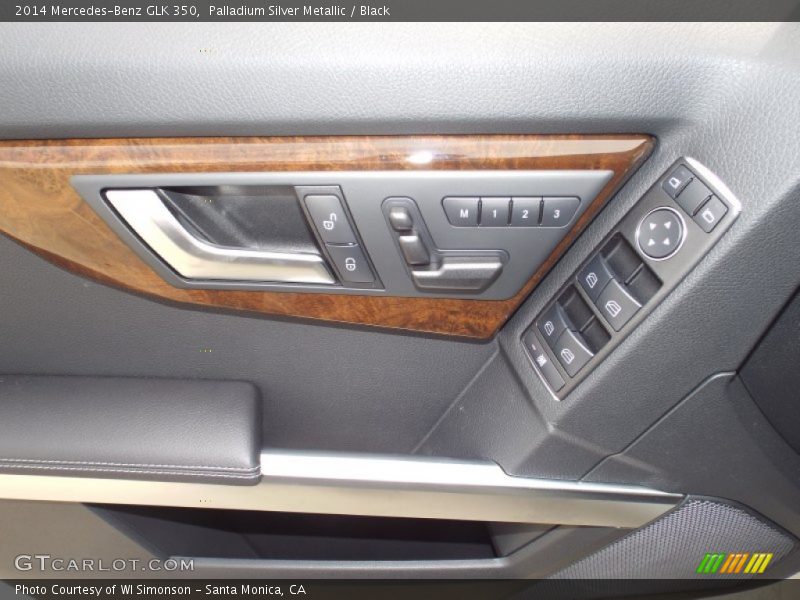 Palladium Silver Metallic / Black 2014 Mercedes-Benz GLK 350