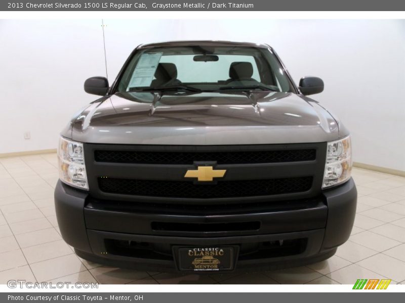 Graystone Metallic / Dark Titanium 2013 Chevrolet Silverado 1500 LS Regular Cab