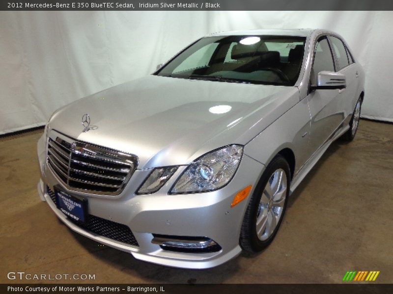 Iridium Silver Metallic / Black 2012 Mercedes-Benz E 350 BlueTEC Sedan