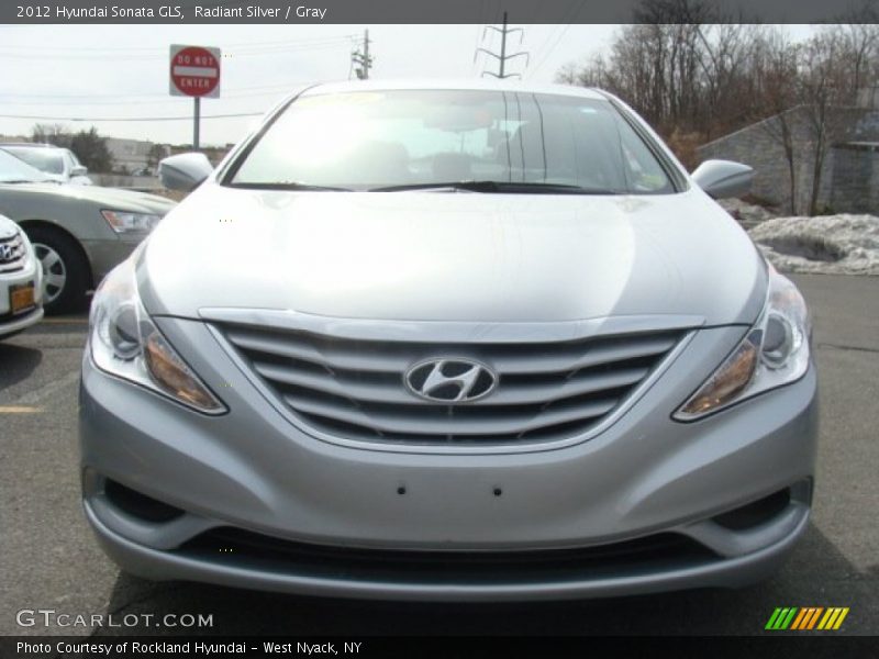 Radiant Silver / Gray 2012 Hyundai Sonata GLS
