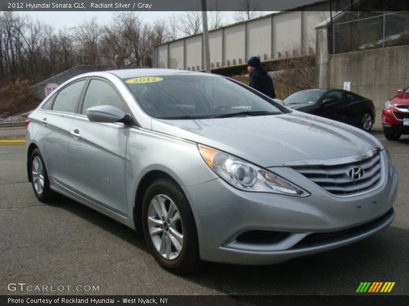 Radiant Silver / Gray 2012 Hyundai Sonata GLS