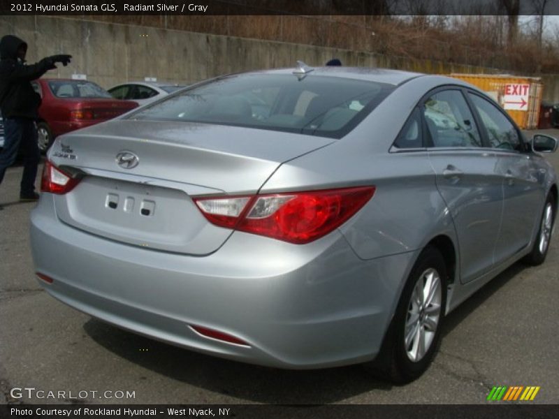 Radiant Silver / Gray 2012 Hyundai Sonata GLS