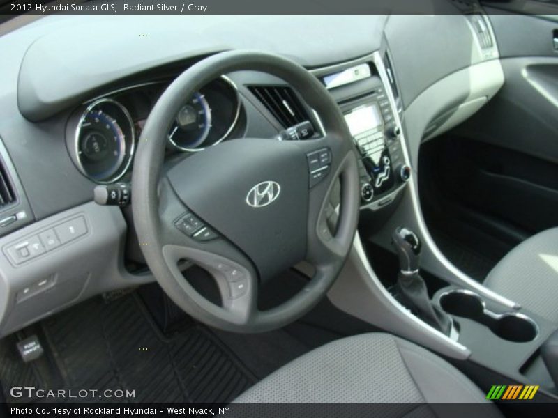 Radiant Silver / Gray 2012 Hyundai Sonata GLS