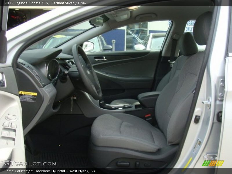 Radiant Silver / Gray 2012 Hyundai Sonata GLS