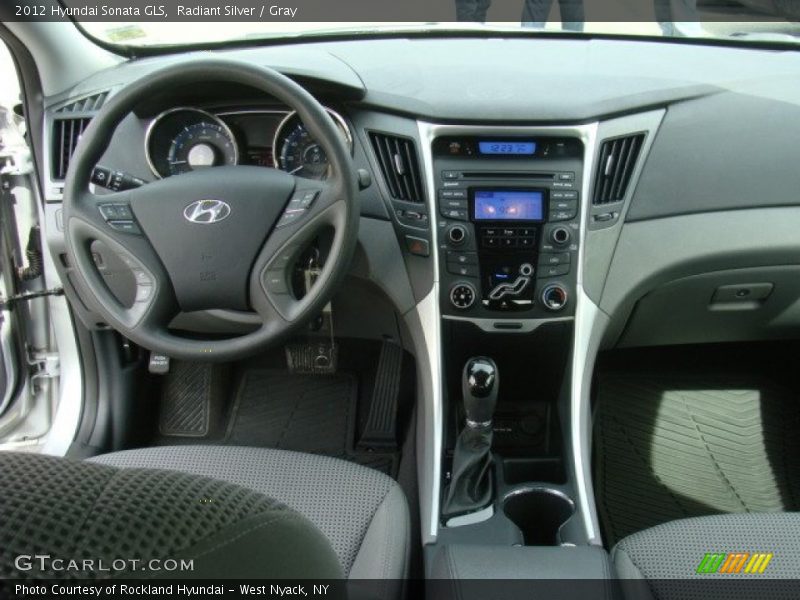 Radiant Silver / Gray 2012 Hyundai Sonata GLS