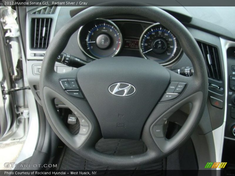 Radiant Silver / Gray 2012 Hyundai Sonata GLS