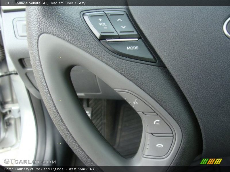 Radiant Silver / Gray 2012 Hyundai Sonata GLS
