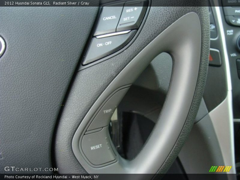 Radiant Silver / Gray 2012 Hyundai Sonata GLS