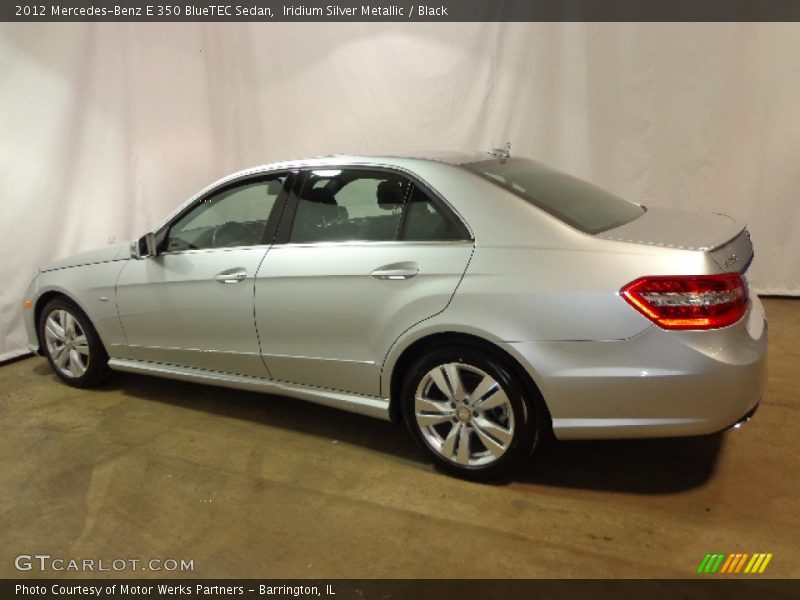 Iridium Silver Metallic / Black 2012 Mercedes-Benz E 350 BlueTEC Sedan