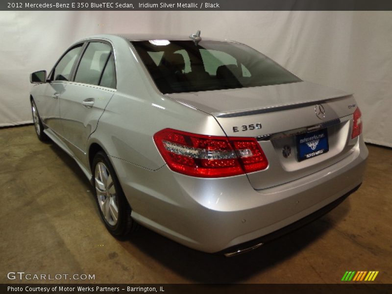 Iridium Silver Metallic / Black 2012 Mercedes-Benz E 350 BlueTEC Sedan