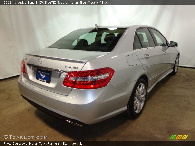 Iridium Silver Metallic / Black 2012 Mercedes-Benz E 350 BlueTEC Sedan