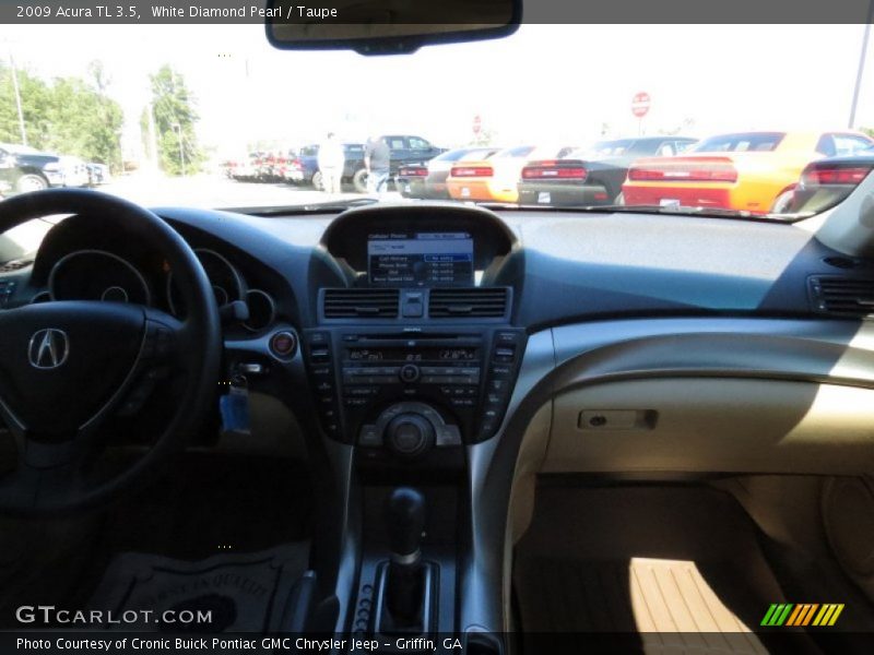 White Diamond Pearl / Taupe 2009 Acura TL 3.5