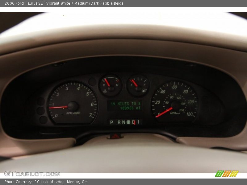  2006 Taurus SE SE Gauges