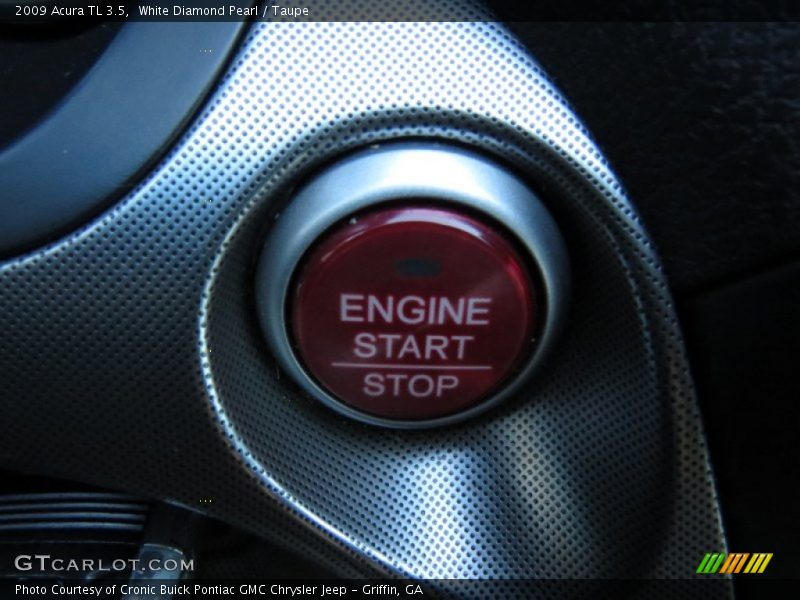 White Diamond Pearl / Taupe 2009 Acura TL 3.5