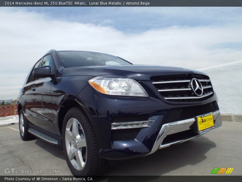 Lunar Blue Metallic / Almond Beige 2014 Mercedes-Benz ML 350 BlueTEC 4Matic