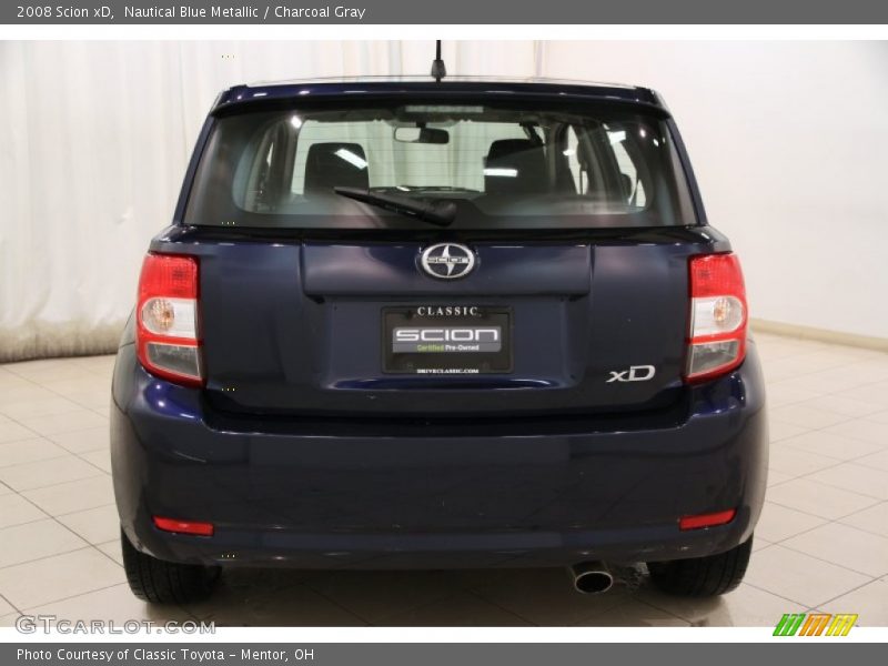 Nautical Blue Metallic / Charcoal Gray 2008 Scion xD