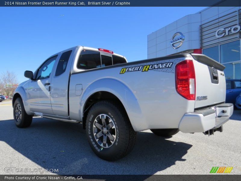 Brilliant Silver / Graphite 2014 Nissan Frontier Desert Runner King Cab
