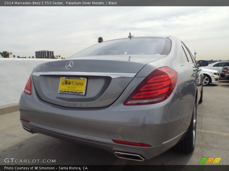 Paladium Silver Metallic / Black 2014 Mercedes-Benz S 550 Sedan