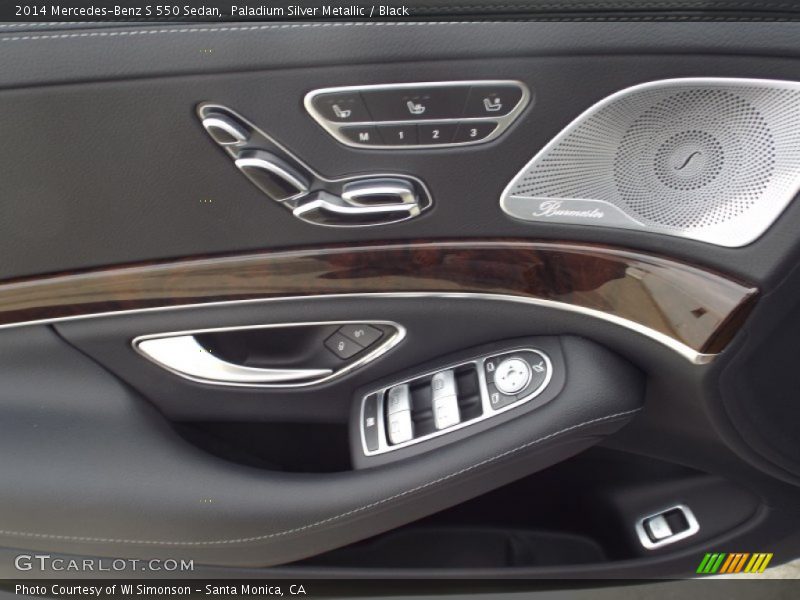 Paladium Silver Metallic / Black 2014 Mercedes-Benz S 550 Sedan