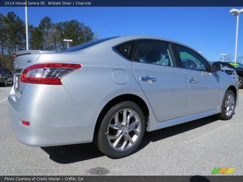 Brilliant Silver / Charcoal 2014 Nissan Sentra SR