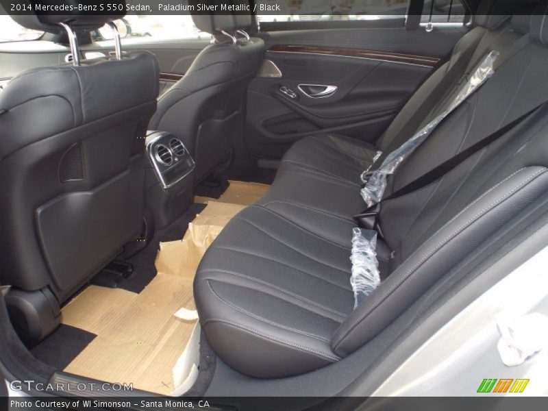 Paladium Silver Metallic / Black 2014 Mercedes-Benz S 550 Sedan