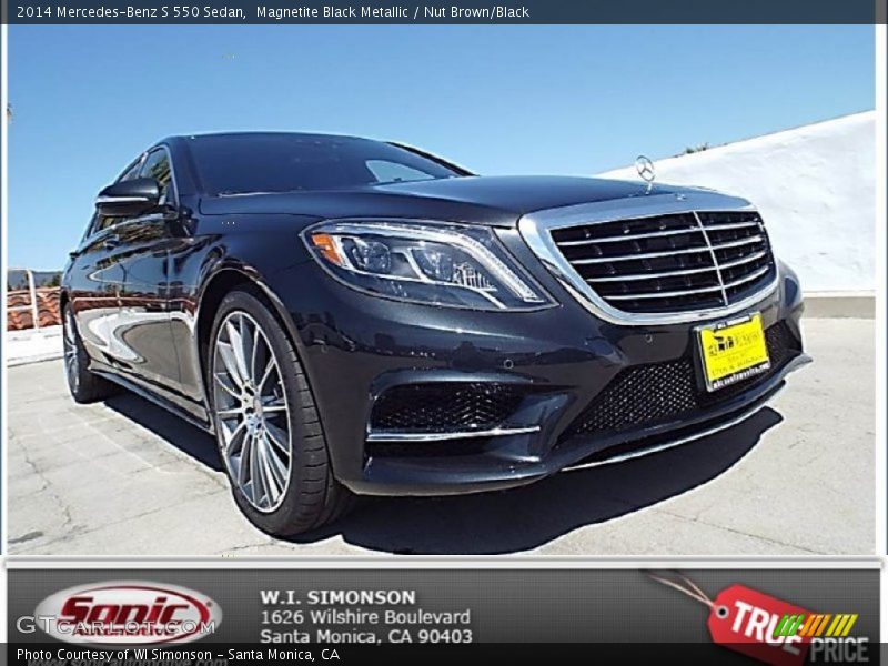 Magnetite Black Metallic / Nut Brown/Black 2014 Mercedes-Benz S 550 Sedan