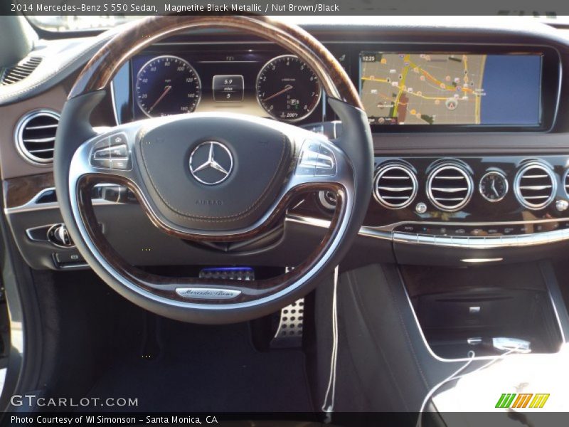 Magnetite Black Metallic / Nut Brown/Black 2014 Mercedes-Benz S 550 Sedan